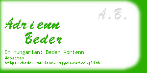 adrienn beder business card